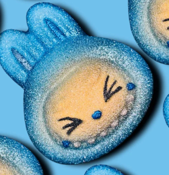 Blue eyes closed Lab Bath bomb