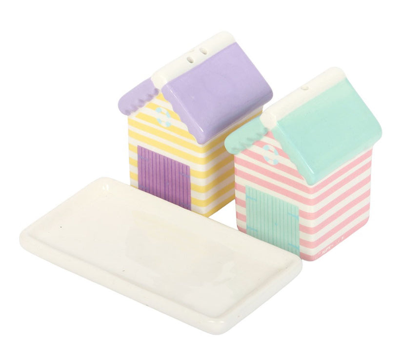 Pastel Beach House S&P shakers