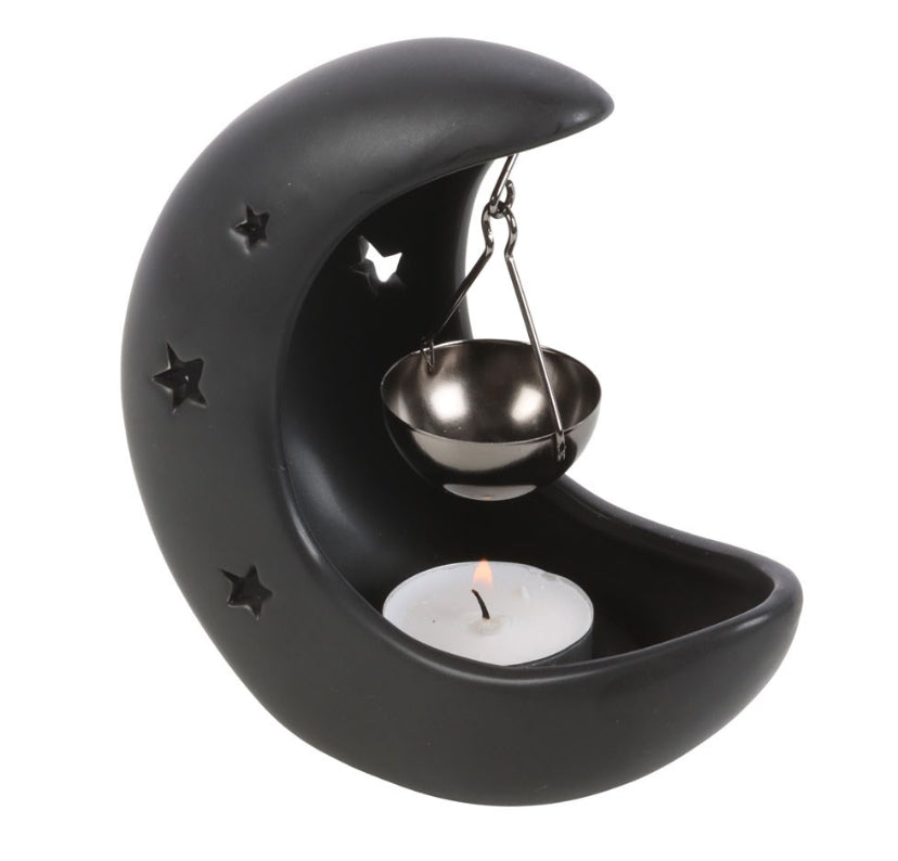 Black Crescent Moon Burner