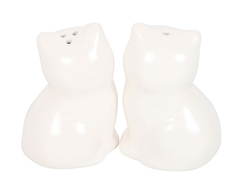 White Cat Salt & Pepper shakers