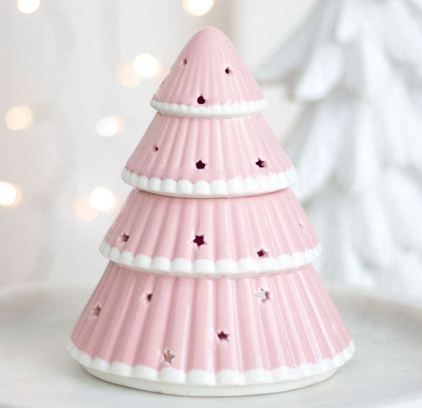 Pink Christmas tree burner