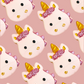 Pink unicorn bath bomb