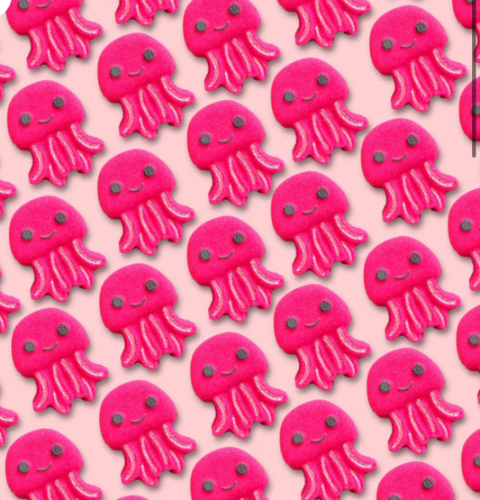 Mini jelly fish bath bombs