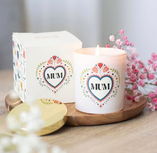 Mum Folk Candle
