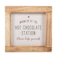 Hot chocolate station Sign
