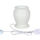 Dragonfly white ceramic electric warmer