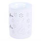 White Bee and Flower Cut Out Oil Burner