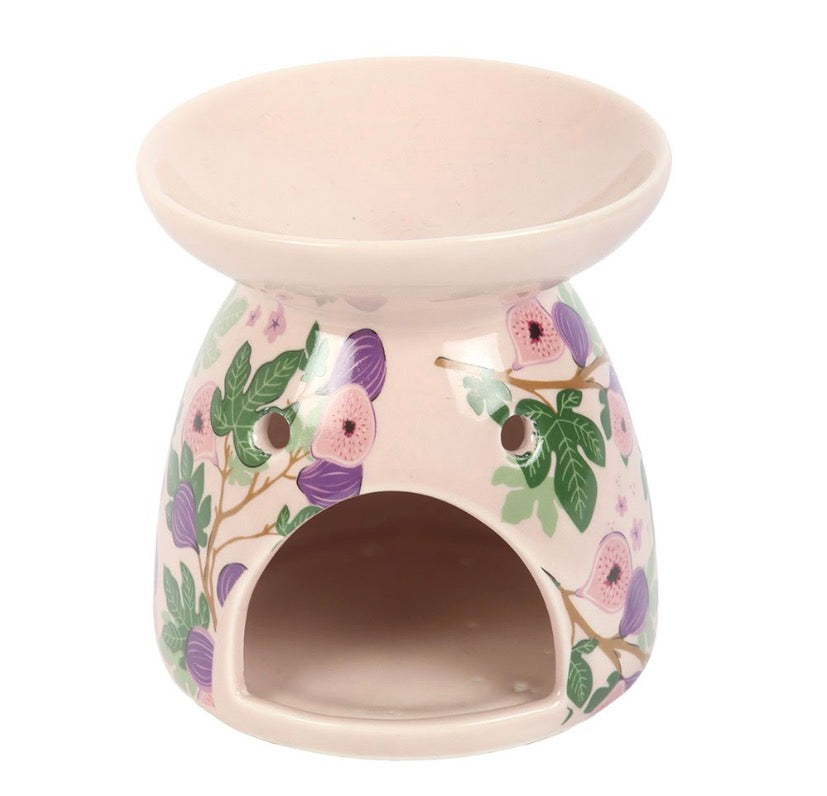 Fig Tree Print Ceramic Burner