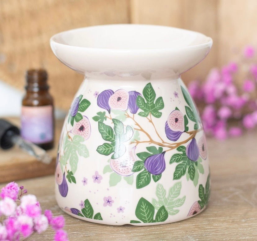 Fig Tree Print Ceramic Burner