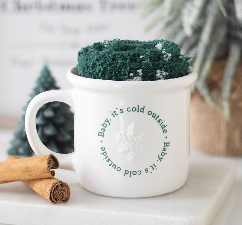 Baby it’s cold outside mug&sock gift set