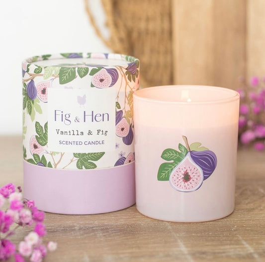 Vanilla & Fig Scented Candle