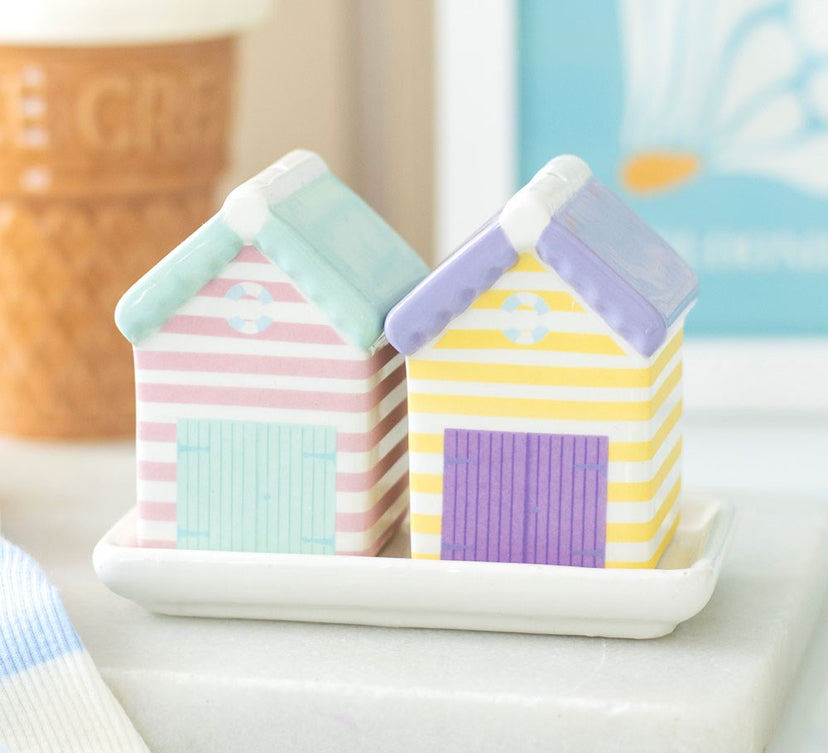 Pastel Beach House S&P shakers