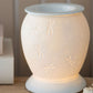 Dragonfly white ceramic electric warmer
