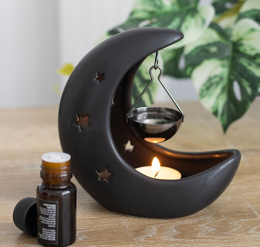Black Crescent Moon Burner