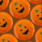 Small Halloween round bath bomb.