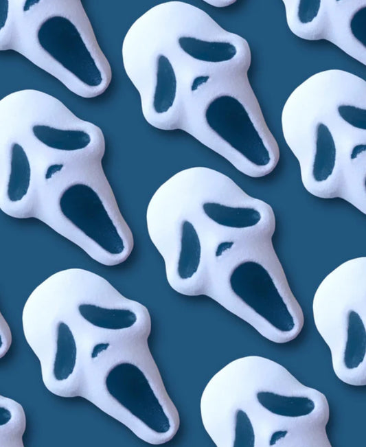 Scream face ghost bath bomb