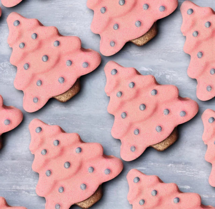 Pink Christmas Tree Bath bomb