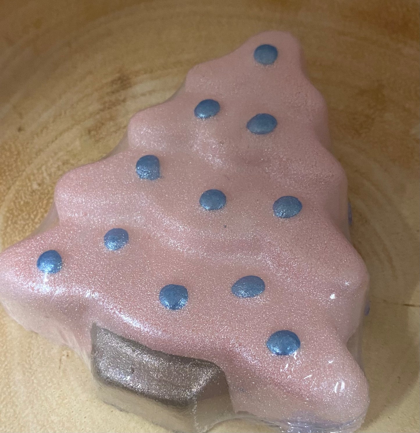 Pink Christmas Tree Bath Bombs