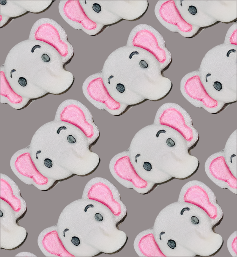 Mini elephant bath bombs