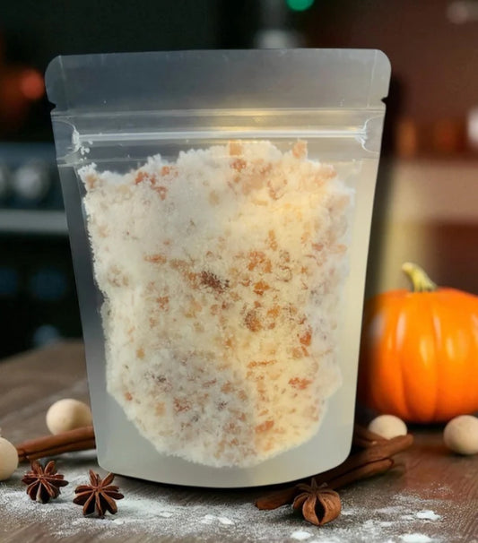 Foaming Bath Salt Pouch - Spiced Pumpkin