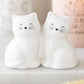 White Cat Salt & Pepper shakers