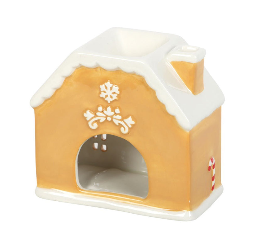 Candy Cane Gingerbread House Burner