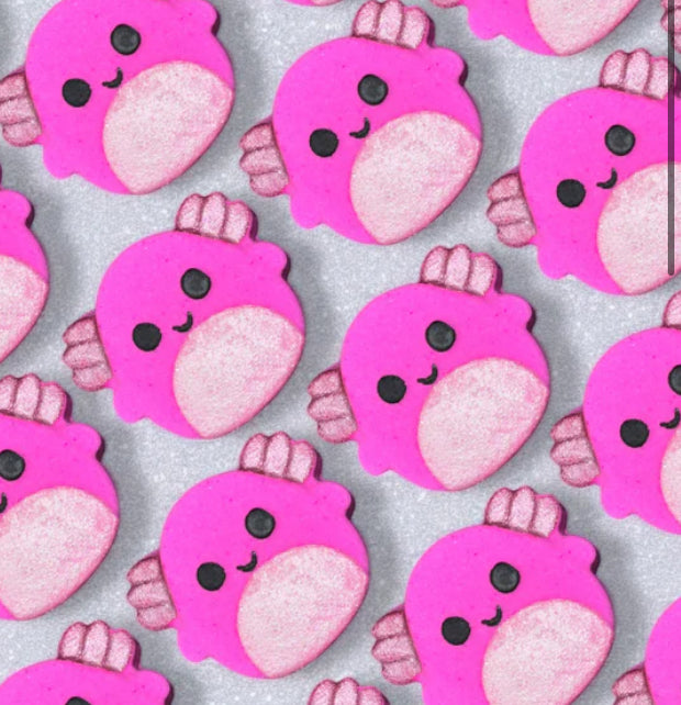 Mini Axolotl Squish Bath Bomb