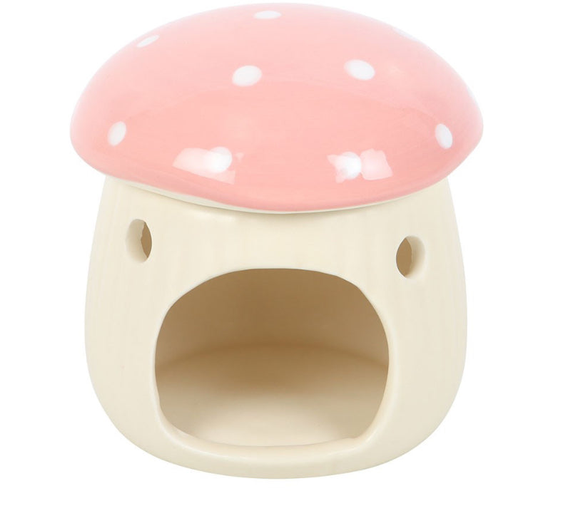 Pink mushroom burner