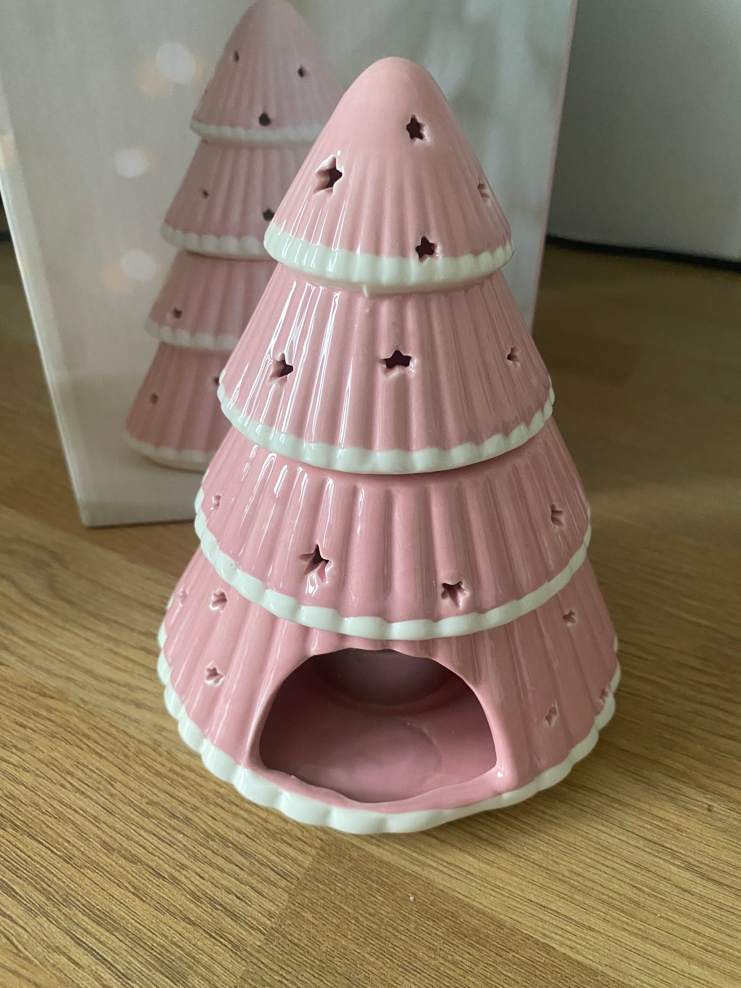 Pink Christmas Tree Burner