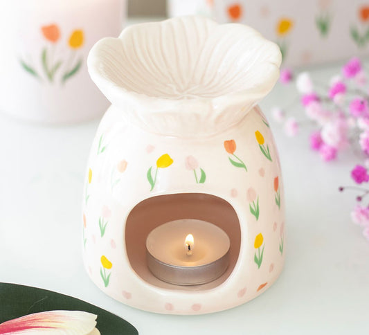 Tulip print burner