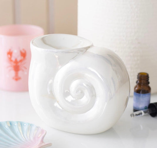 Pearlescent Spiral Shell burner