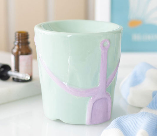 Pastel bucket & spade burner