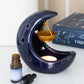Blue Crescent Moon Burner