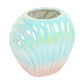 Iridescent Shell Flower Vase