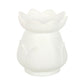 White Lotus Flower Oil Burner