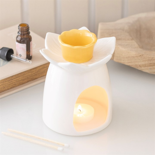White Daffodil Oil Burner